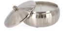 Bizzotto Lumanare in borcan aluminiu argintiu Ø18x7, 5h (0184362)