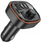 BOROFONE Fm Transmitter BC59 Heroic MP3, Bluetooth 2xUSB Type-C fekete (BC59)