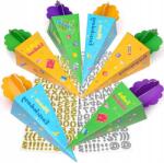 Dekor Iskolakezdési Csomag 6 Db Édességekhez Tölthető Dísz