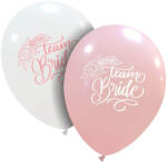 Flippy Baloane de Decor, Flippy, Set 10 Baloane de Decor pentru Echipa Miresei, din Latex 25 cm, Alb Roz (teo-162108)