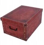 Miss Space Kartondoboz Maxi Bőr Vasalatokkal Piros (101884536)