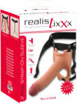 Realistixxx Strap-on - felcsatolható, üreges dildó (natúr)