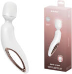 Satisfyer Wand-erland - masszírozó vibrátor (fehér) - pirospillango