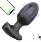 AlvUp - okos análvibrátor (fekete) - pirospillango