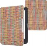 Fintie Tolino Shine 3 kompatibilis tok színes kockás sárga-piros zöld (P2-2409)