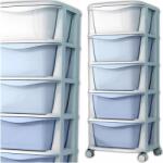 Modeus Műanyag Tároló Polc Játék Kosár Fiókok Mobil 5POLC Rendszerező (ID 239)