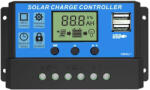MRG Controler Panou Solar MRG MW88B, 20A, 12V 24V, Negru