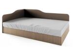 Bogdan Furniture I Легло Mod 2009 за матрак 120/190, Мока/Лате