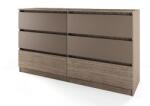 Bogdan Furniture I Скрин Mod 3076, Мока/Лате