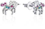 MOISS Csillogó fülbevaló cirkónium kövekkel Egyszarvú E0001452