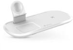 DEVIA Asztali töltő 3in1 12W wireless + Type-C kábel fehér (EA220_W)