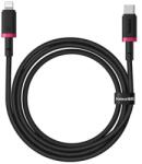 Baseus USB-C - Lightning Baseus Dura sorozat kábel, 20W, 2.4A, 2m, Piros Fekete E0420802