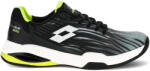 Lotto Mirage 200 II Prt Speed All Black/All White/Acacia Green Férfiteniszcipő EUR 43, 5