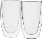 Zokura Set 2 Pahare Zokura cu Perete Dublu 350Ml Transparent (Z1380) Pahar