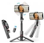 Techsuit Selfie Stick Bluetooth Techsuit L19s, Universal (Negru)