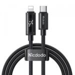 Mcdodo Cablu Date si Incarcare USB-C - Lightning McDodo CA-7990 Display, 36W, 1.2m, Negru - evomag