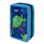 Cass Film Háromszoros tolltartó Bosszúálló felszereléssel, 19x11x6cm, többszínű (ATE-643182)