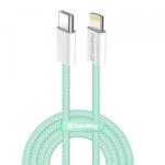 ColorWay Cablu Date si Incarcare USB-C - Lightning ColorWay CW-CBPDCL061, 27W, 1m, Verde - evomag