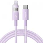 Baseus Cablu Date si Incarcare USB-C - Lightning Baseus Display 2 P10382703511-01, 20W, 2m, Mov