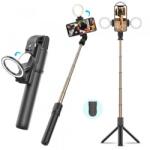 Techsuit Selfie Stick Bluetooth Techsuit K13, Universal (Negru)