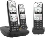 Gigaset Telefon DECT fara fir Gigaset A690 A Trio, Caller ID (Negru/Argintiu) (L36852-H2830-B111)