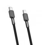 XO Cablu Date si Incarcare USB-C - USB-C XO Design NB183B, 60W, 1m, Negru