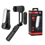 Techsuit Selfie Stick Bluetooth Techsuit Q09, Universal (Negru)