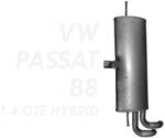 Edex 30.657 - Kipufogó hátsó dob VW PASSAT VII 1.4 (2015-2023) (E30_657)