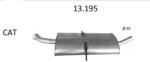 Edex 13.195 - Kipufogó hátsó dob MERCEDES A150 - W169 1.5 (2004-2012) (E13_195)