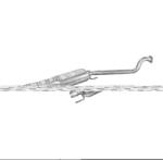 Edex 17.561 - kipufogó közép dob (E17_561)