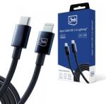 3mk Protection Cablu Date si Incarcare USB-C - Lightning 3MK Hyper, 20W, 1.2m, Negru - evomag