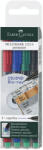 Faber-Castell Marker permanent set 4 s multimark faber-castell (FC152304) - roua