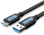 Vention szellőzőkábel, USB a Micro-B-hez, 1 m, fekete