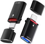 Techsuit Cititor de Carduri 2in1, Adaptor, 3A, Aluminiu - Techsuit AluVoltX (CC1) - Black (KF2348344) - vexio