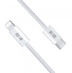 Blueo Cablu Date si Incarcare USB-C - Lightning Blueo, 20W, 2m, Alb - evomag