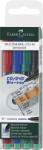 Faber-Castell Marker permanent set 4 m multimark Faber-Castell (FC152504) - roua
