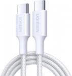 UGREEN Cablu Date si Incarcare USB-C - USB-C UGREEN L501, 60W, 2m, Alb - evomag
