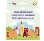 STRIGO Set 4 textmarkere Strigo SSC504, Motiv Capybara, Neon (SSC504)