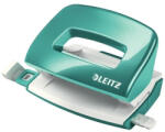 Leitz Perforator 10 coli model mini 5060 turcoaz metalizat leitz (LZ50601051)