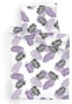 DADKA VRACOV Pamut ágyneműhuzat, toll, lila, 140×200 + 70×90 cm