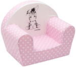 New Baby Scaun de masa Baby chair New Baby Zebra light pink (28973-NBtex-kr-ruz-zebra) - vexio Scaun de masa bebelusi, inaltator
