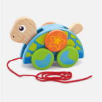 Viga Wooden pull toy on a string Viga Turtle (52181-viga-50080-dre-tah-zelva) - vexio