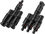 Anker Solix Panouri solare Cablu conector de incarcare solara Anker Solix MC4 cu 3 porturi, Negru (A24V5011) - vexio