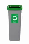 IGOTREND Igotrend, 713002 szelektív szemetes 20 L, FIT BIN - szürke/zöld