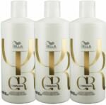 Wella Oil Reflections készlet: 3 x sampon 1000 ml