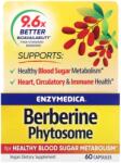 Enzymedica Berberine Phytosome, 275 mg, 60 capsule, Enzymedica
