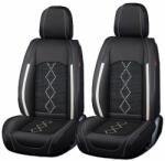 Carguard Prémium 5 személyes autótakarók Deluxe perforált öko bőr és textil - fekete - fehér