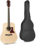Max Music SoloJam 4/4 Akusztikus western gitár szett (tartalék húr, hangoló, hordtáska) - Natúr