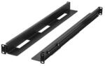 Lanberg AK-1902-B 1U 650x1090mm állítható fekete rack sín készlet (AK-1902-B)