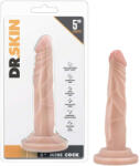 Dr Skin Dr. Skin 5 - реалистично дилдо с вендуза (телесен цвят, 14, 5 см)